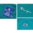 画像2: 【〜90's】【USA製】【ビンテージ】【チャンピオン】【Champion】胸ロゴプリント【エメラルド】【プリントTシャツ】【サイズM】<br> (2)