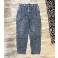 画像2: 90's~ ビンテージ【USA製】【Lee】リー【黒】２タック【ブラックデニム】【デニムパンツ】【31ｘ32】<br> (2)