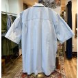 画像3: ビンテージ【パタゴニア】patagonia【水色】チェック ポリコットン 半袖シャツ【サイズXL】<br> (3)