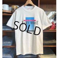 90's【USA製】ビンテージ【ジャージーズ】【EARN MORE】【白】【Ｔシャツ】【サイズL】 