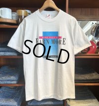 90's【USA製】ビンテージ【ジャージーズ】【EARN MORE】【白】【Ｔシャツ】【サイズL】 