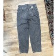 画像3: 90's~ ビンテージ【USA製】【Lee】リー【黒】２タック【ブラックデニム】【デニムパンツ】【31ｘ32】<br> (3)