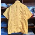 画像3: 【90’s】ビンテージ【GUAYABERA】グァジャベーラ 黄色【キューバシャツ】半袖開襟シャツ【XL程度】 <br> (3)