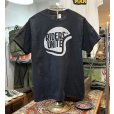 画像1: ビンテージ Port&Company【RIDERS UNITE】ヘルメット【黒】Tシャツ【サイズL】<br> (1)