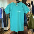 画像1: 【〜90's】【USA製】【ビンテージ】【チャンピオン】【Champion】胸ロゴプリント【エメラルド】【プリントTシャツ】【サイズM】<br> (1)