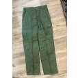 画像2: 程度良好!!【60's】【米軍実物】【ビンテージ】OG107【UFOボタン】Wステッチ【ボタンフライ】【ベイカーパンツ】【ユーティリティパンツ】【32ｘ33】<br> (2)