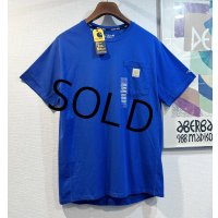 未使用!!【ビンテージ】【カーハート】carhartt【RELAXED FIT】胸ポケット付き 青【Tシャツ】【サイズＭ】 