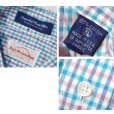 画像2: USA製【ビンテージ】JIM's Oxford shop【水色】【チェック】【コットン】半袖【ボタンダウンシャツ】【サイズXL】 <br> (2)
