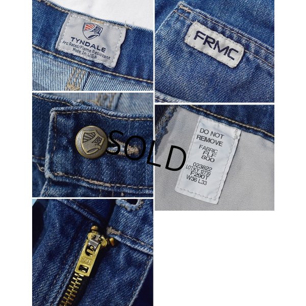 画像3: USA製【ビンテージ】【TYNDALE】ティンデール 【デニムペインターパンツ】【36x33】