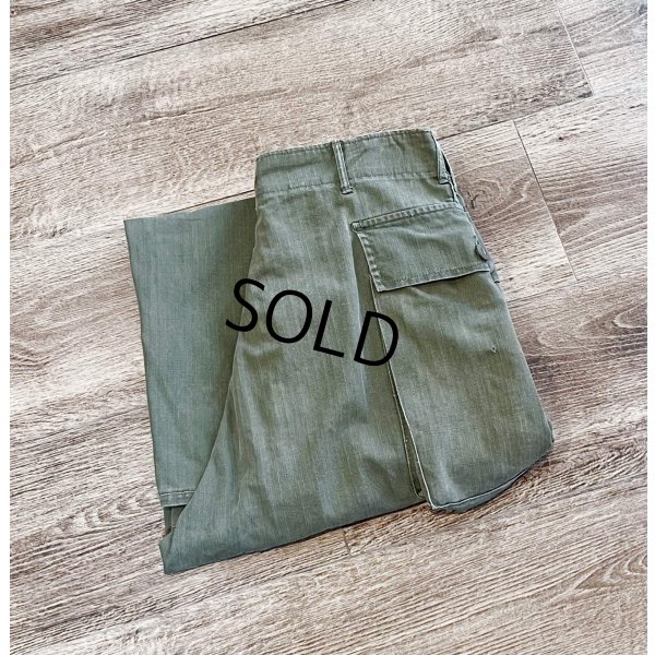 画像4: 40's【ビンテージ】【米軍実物】U.S.ARMY【M43】HBTパンツ【32X33】 