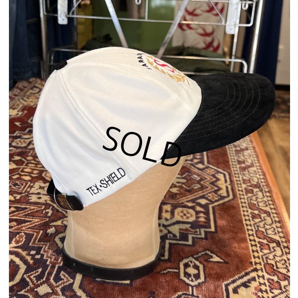 画像4: 【デッドストック】【90's~】【USA製】【ビンテージ】【SARATOGA】【白×黒】【スエード】帽子【ベースボールキャップ】 