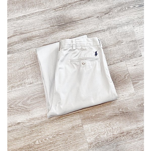 画像3: 【ラルフローレン】POLO RALPH LAUREN【ETHAN PANT】イーサン【ベージュ】２タック【コットンパンツ】【34×30】 