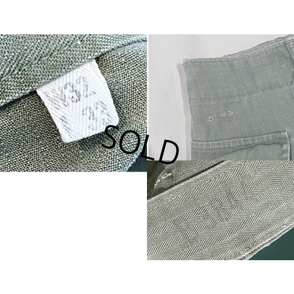 画像3: 40's【ビンテージ】【米軍実物】U.S.ARMY【M43】HBTパンツ【32X33】 