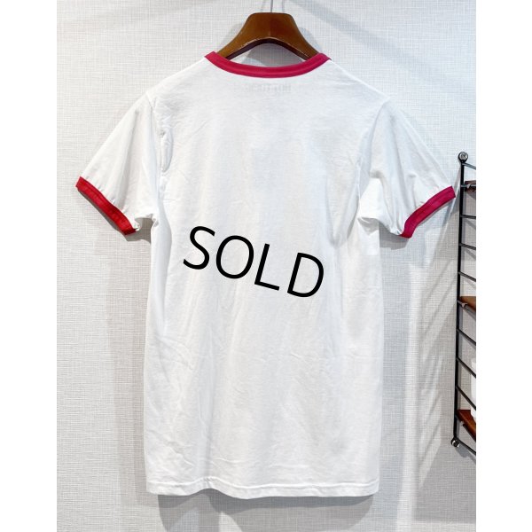 画像3: 【デッドストック】【ビンテージ】【HOT TOPIC】【Let's Summer Demons】【白ｘ赤】【リンガーTシャツ】【サイズM】 