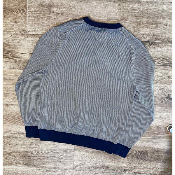画像3: デッドストック【未使用品】【ビンテージ】【Brooks Brothers】【ブルックスブラザーズ】【紺×白ボーダー】【Vネックセーター】サイズＭ 