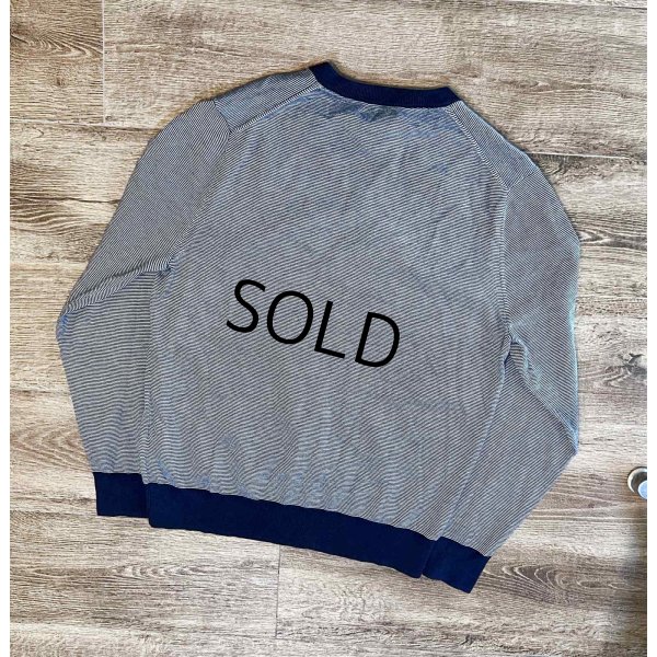 画像3: デッドストック【未使用品】【ビンテージ】【Brooks Brothers】【ブルックスブラザーズ】【紺×白ボーダー】【Vネックセーター】サイズＭ 