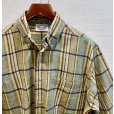 画像4: 90's~【インド製】【SPINNERSTOWN SHUTTLE】【黄色チェック】【半袖シャツ】【BDシャツ】【サイズM】<br> (4)