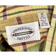 画像3: 90's~【インド製】【SPINNERSTOWN SHUTTLE】【黄色チェック】【半袖シャツ】【BDシャツ】【サイズM】<br> (3)
