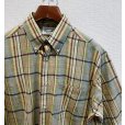 画像1: 90's~【インド製】【SPINNERSTOWN SHUTTLE】【黄色チェック】【半袖シャツ】【BDシャツ】【サイズM】<br> (1)