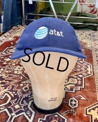 【デッドストック】90's 【USA製】【ビンテージ】【AT&T】【紺】帽子【ベースボールキャップ】  