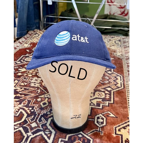 画像1: 【デッドストック】90's 【USA製】【ビンテージ】【AT&T】【紺】帽子【ベースボールキャップ】  