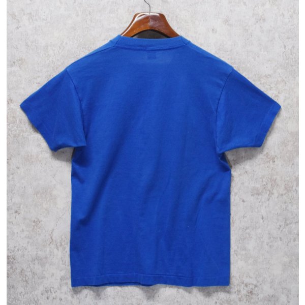 画像3: 80’s【USA製】ビンテージ【スクリーンスターズ】【KENTUCKY BASKET BALL】【虎】【青】Tシャツ【M程度】 