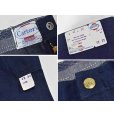 画像3: ~70's【デッドストック】USA製【ビンテージ】【Carter's】カーターズ【デニム】【ペインターパンツ】【紺】【42ｘ30】<br> (3)