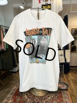 90's【USA製】 ビンテージ【FRUIT OF THE LOOM 】フルーツオブザルーム【The Honeymooners】ハネムーナーズ【ADDRESS THE BALL】白【 Tシャツ】【サイズXL】 