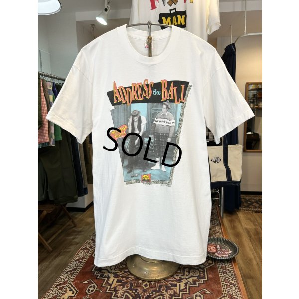 画像1: 90's【USA製】 ビンテージ【FRUIT OF THE LOOM 】フルーツオブザルーム【The Honeymooners】ハネムーナーズ【ADDRESS THE BALL】白【 Tシャツ】【サイズXL】 