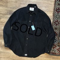 90's〜【ビンテージ】【Levi's】【リーバイス】【黒】ブラックデニム【デニムシャツ】【コットンシャツ】【サイズＭ】 