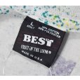 画像2: 90's USA製 ビンテージ【FRUIT OF THE LOOM 】フルーツオブザルーム【MARDI GRAS】【白】総柄【 Tシャツ】【サイズL】<br> (2)