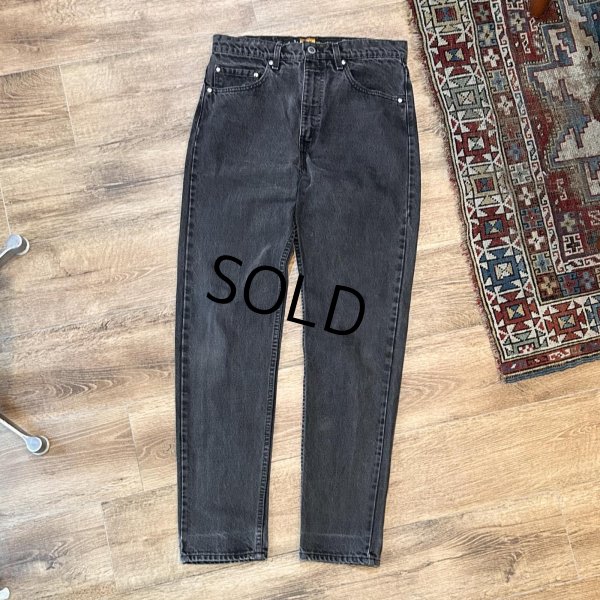 画像2: 90's【USA製】【LEVI'S】【シルバータブ】【リーバイス】straight & narrow【ブラック】【W33】黒 デニムパンツ 33x32 