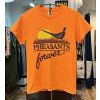 【GILDAN】【ギルダン】PHESANTS foever【キジ】鳥 オレンジ【Tシャツ】【サイズＳ】 