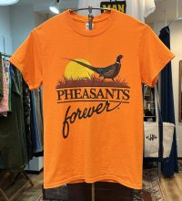 【GILDAN】【ギルダン】PHESANTS foever【キジ】鳥 オレンジ【Tシャツ】【サイズＳ】 