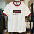 画像1: 90's【USA製】ビンテージ【ジャージーズ】【JERZEES】MARKLIN 汽車【白ｘ赤】【リンガーＴシャツ】【サイズＸＬ】<br> (1)