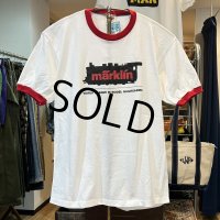 90's【USA製】ビンテージ【ジャージーズ】【JERZEES】MARKLIN 汽車【白ｘ赤】【リンガーＴシャツ】【サイズＸＬ】 