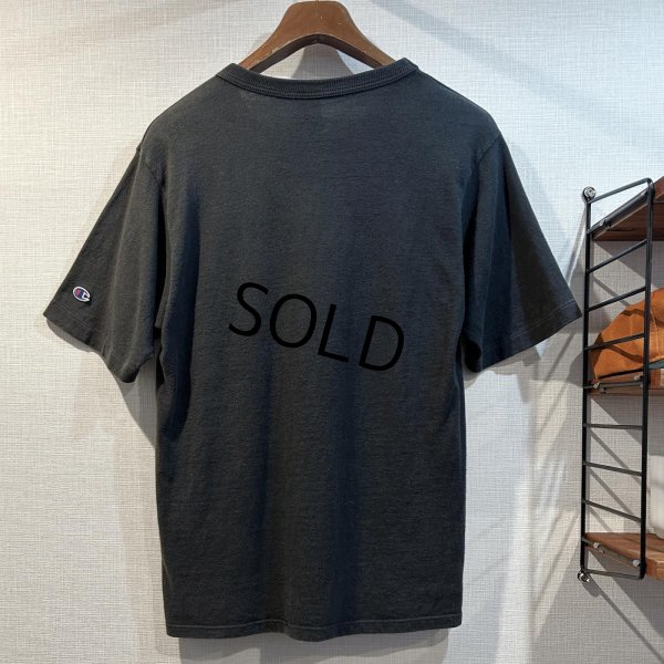 画像3: 【〜90's】【USA製】【ビンテージ】【チャンピオン】【Champion】胸ロゴプリント【黒】【プリントTシャツ】【サイズM】 