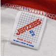 画像2: 90's【USA製】ビンテージ【ジャージーズ】【JERZEES】MARKLIN 汽車【白ｘ赤】【リンガーＴシャツ】【サイズＸＬ】<br> (2)