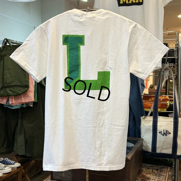 画像3: 【ビンテージ】【チャンピオン】【Champion】【LESLEY UNIVERSITY】カレッジロゴ【バックプリント付き】白ｘ黄緑プリント【プリントTシャツ】【サイズS】 