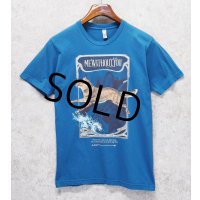 【USA製】ビンテージ【american apparel】【青】【Me without You】【キツネ】Tシャツ【サイズM】 
