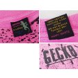 画像2: 90's~ USA製 ビンテージ【GECKO HAWAII】ゲッコーハワイ【ヤモリ】【ピンク×黒プリント】総柄【 Tシャツ】【サイズXL】<br> (2)