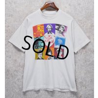 【90's~】ビンテージ【I Love Lucy】【白】【女性の顔】プリント 【Tシャツ】【サイズＬ程度】  