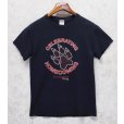 画像1: ビンテージ【GILDAN】【ギルダン】【CELEBRATING HOMECOMING】【黒】【肉球プリント】【Tシャツ】【サイズS】<br> (1)