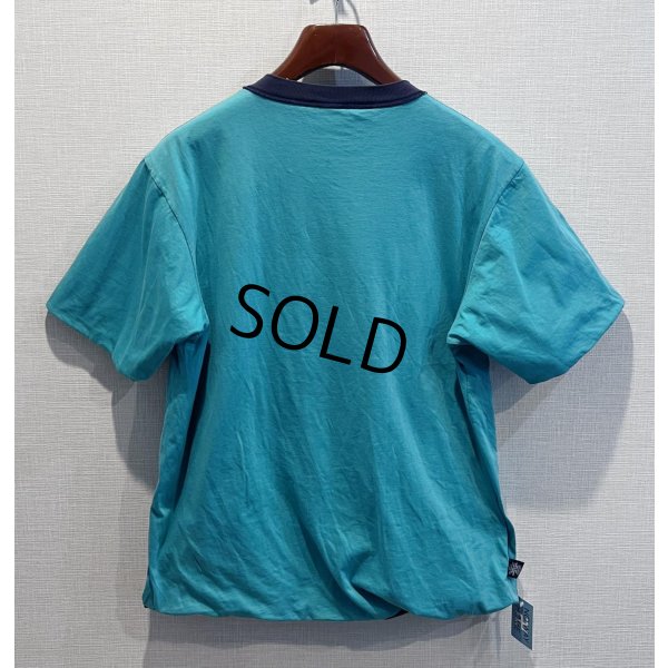 画像6: 90's【USA製】 ビンテージ【ランズエンド】【LANDS' END】【紺×エメラルド】【リバーシブル】【ダブルフェイス】【Tシャツ】【サイズM】 
