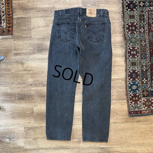 画像4: 90's【ビンテージ】【LEVI'S】【リーバイス５０５】505【黒】【デニムパンツ】ブラックデニム【36×30】 