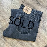 90's【ビンテージ】【LEVI'S】【リーバイス５０５】505【黒】【デニムパンツ】ブラックデニム【36×30】 