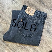 90's【ビンテージ】【LEVI'S】【リーバイス５０５】505【黒】【デニムパンツ】ブラックデニム【36×30】 