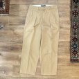 画像3: 【ラルフローレン】POLO RALPH LAUREN【ANDREW PANT】アンドリューパンツ【ベージュ】２タック【コットンパンツ】【33×30】<br> (3)