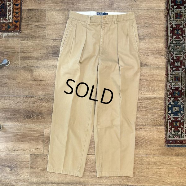 画像3: 【ラルフローレン】POLO RALPH LAUREN【ANDREW PANT】アンドリューパンツ【ベージュ】２タック【コットンパンツ】【33×30】 