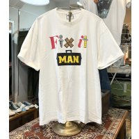 90's【USA製】【ビンテージ】【Lee】リー【FIXIT MAN】【ツール】プリント【白】Tシャツ【サイズＸＬ】 